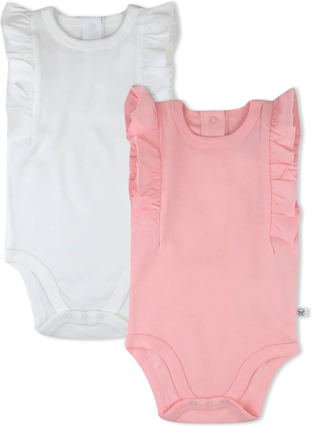 Sleeveless Bodysuits One-piece 100% Organic Cotton for Baby Boys, Girls, Unisex