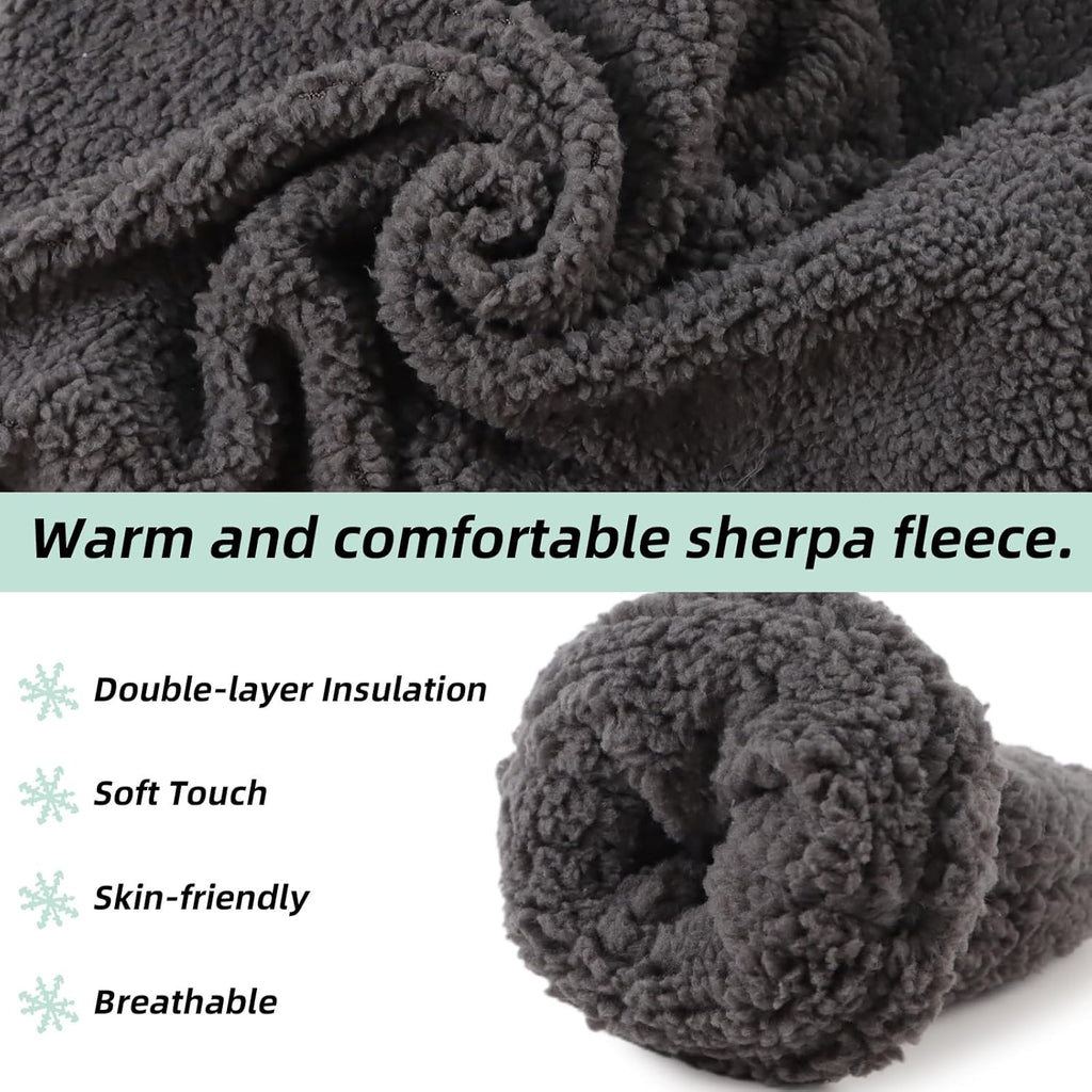 Zsedrut Baby Boys Winter Glove Warm Toddler Infant Girls Mittens Fleece Lined Gloves 1-7 Years