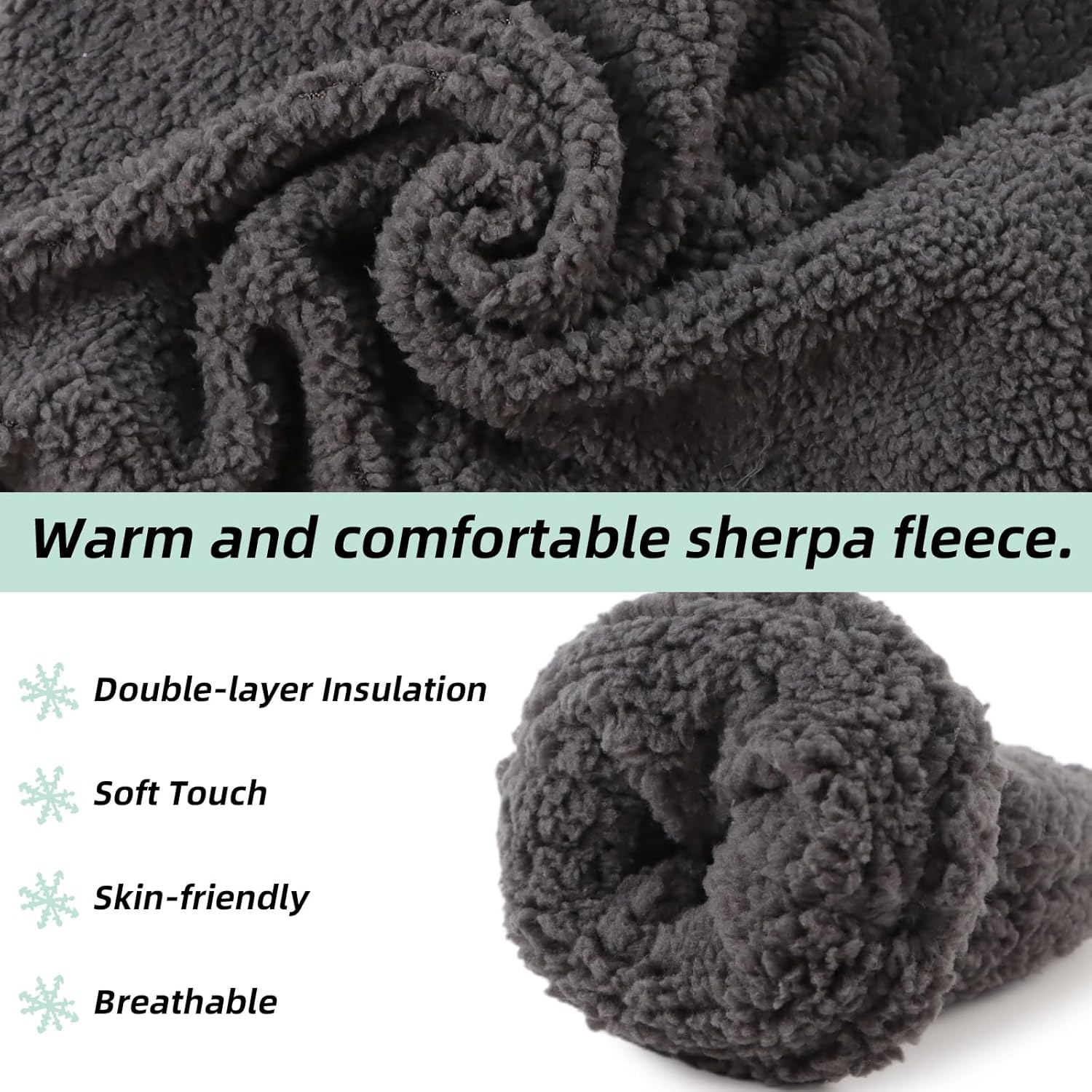 Zsedrut Baby Boys Winter Glove Warm Toddler Infant Girls Mittens Fleece Lined Gloves 1-7 Years