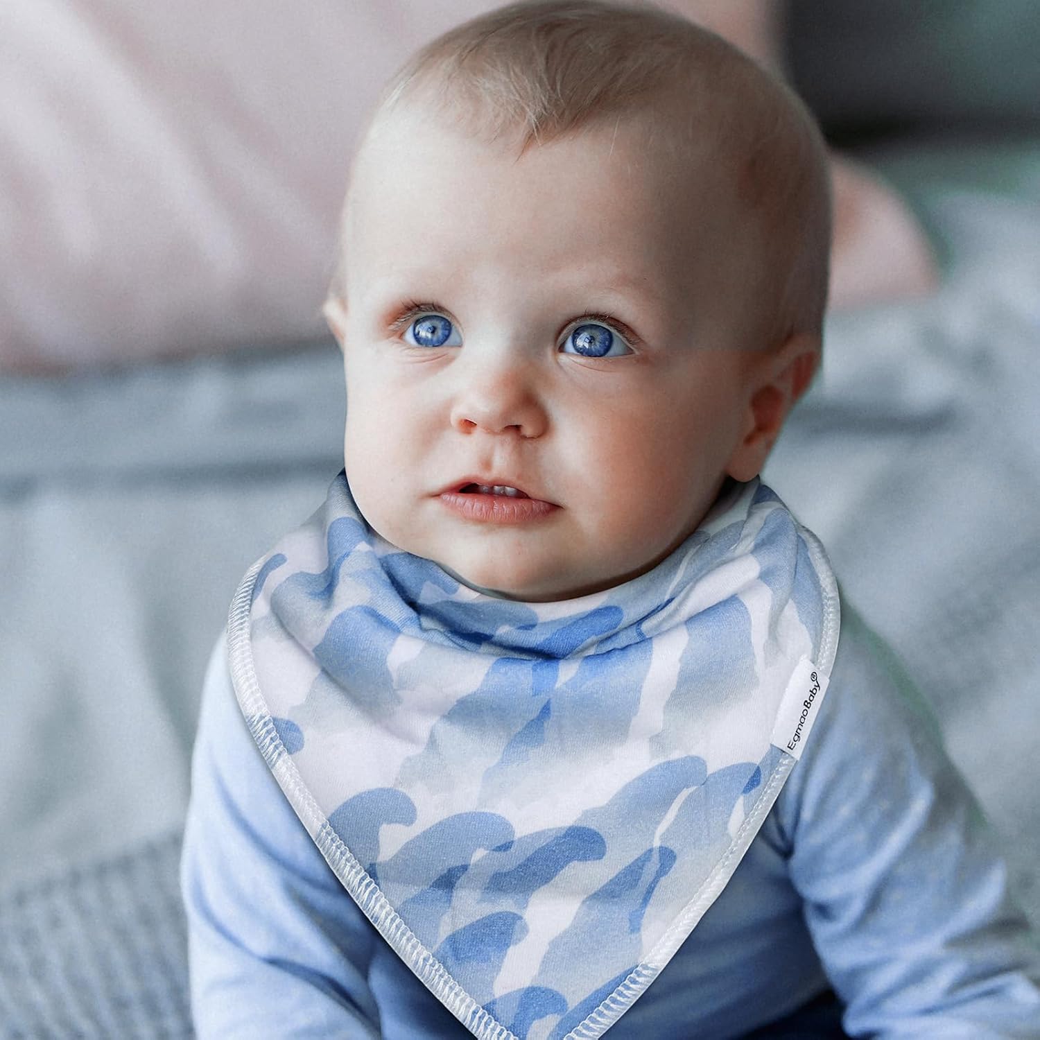 Baby Bandana Drool Bibs for Boys,Super Absorbent Triangle Baby Bibs for Drooling and Teething,100% Cotton Soft for Infant,Newborn 10Pack