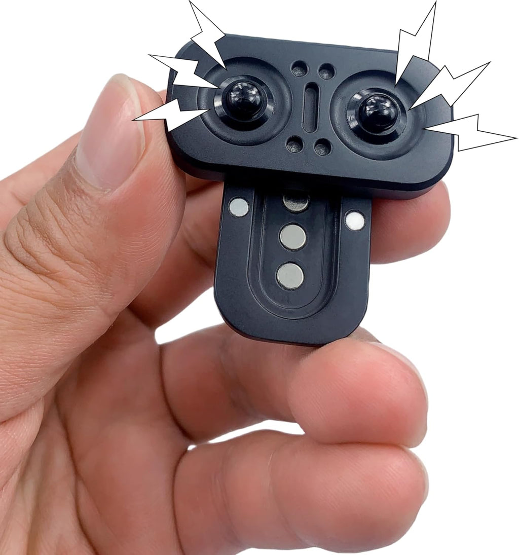 New Abstract Owl Shape Design Fidget Slider,Men's EDC Hand Slider,Poker Push Card Stress Relief Toys,Interesting Fidget Toys for Adults/Office Desk Toys Gifts for Boyfriend and Father (Black)