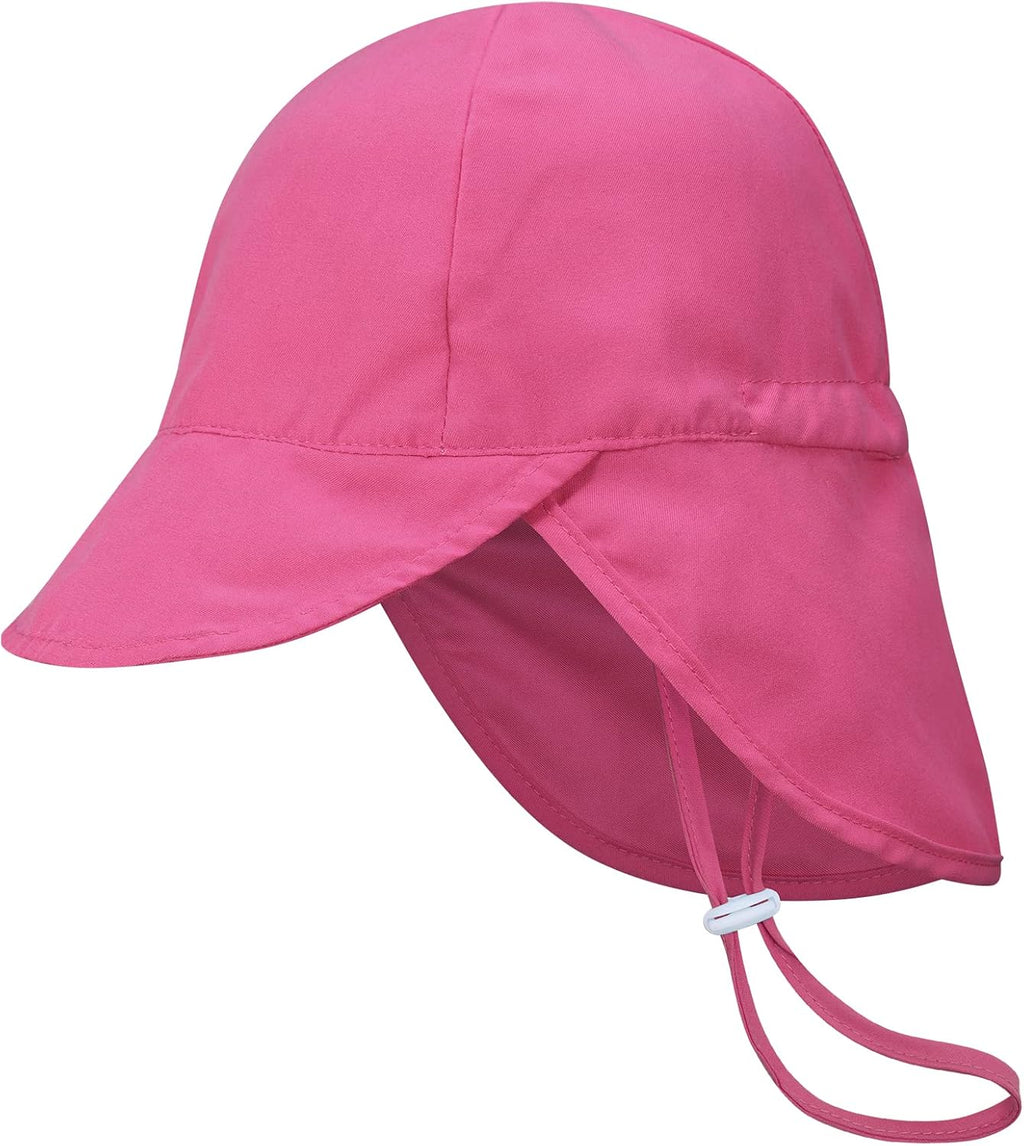 2 Pack Baby Sun Hats UPF 50+ Toddler Beach Hat for Girls Boys 0-4 Years