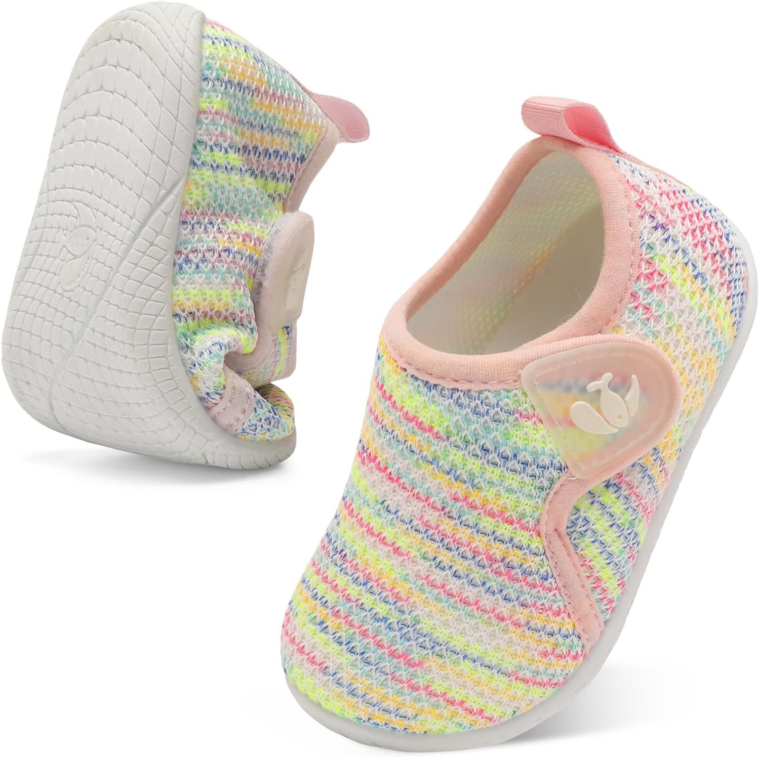 FEETCITY Toddler Walking Shoes Slip On Toddler Shoes Boys Girls Kids Sports Sneakers Casual School Shoes Barefoot Shoes