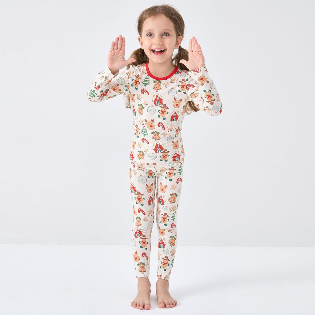 pureborn Baby Toddler Kids Viscose from Bamboo Pajamas Set Pjs 2pcs 18M-8Y