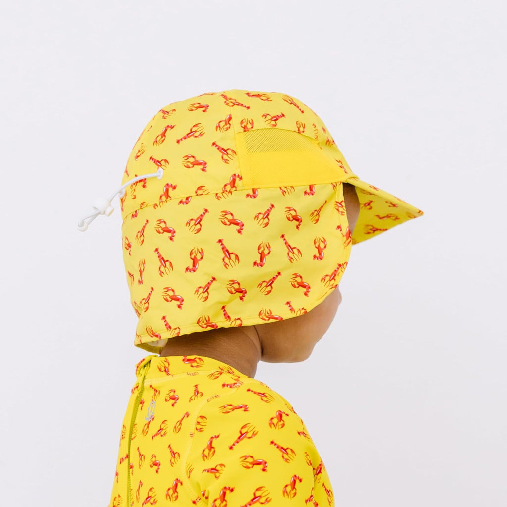 SwimZip Sun Hat with Neck Flap | UPF 50+ Protection for Baby, Toddler, and Kids