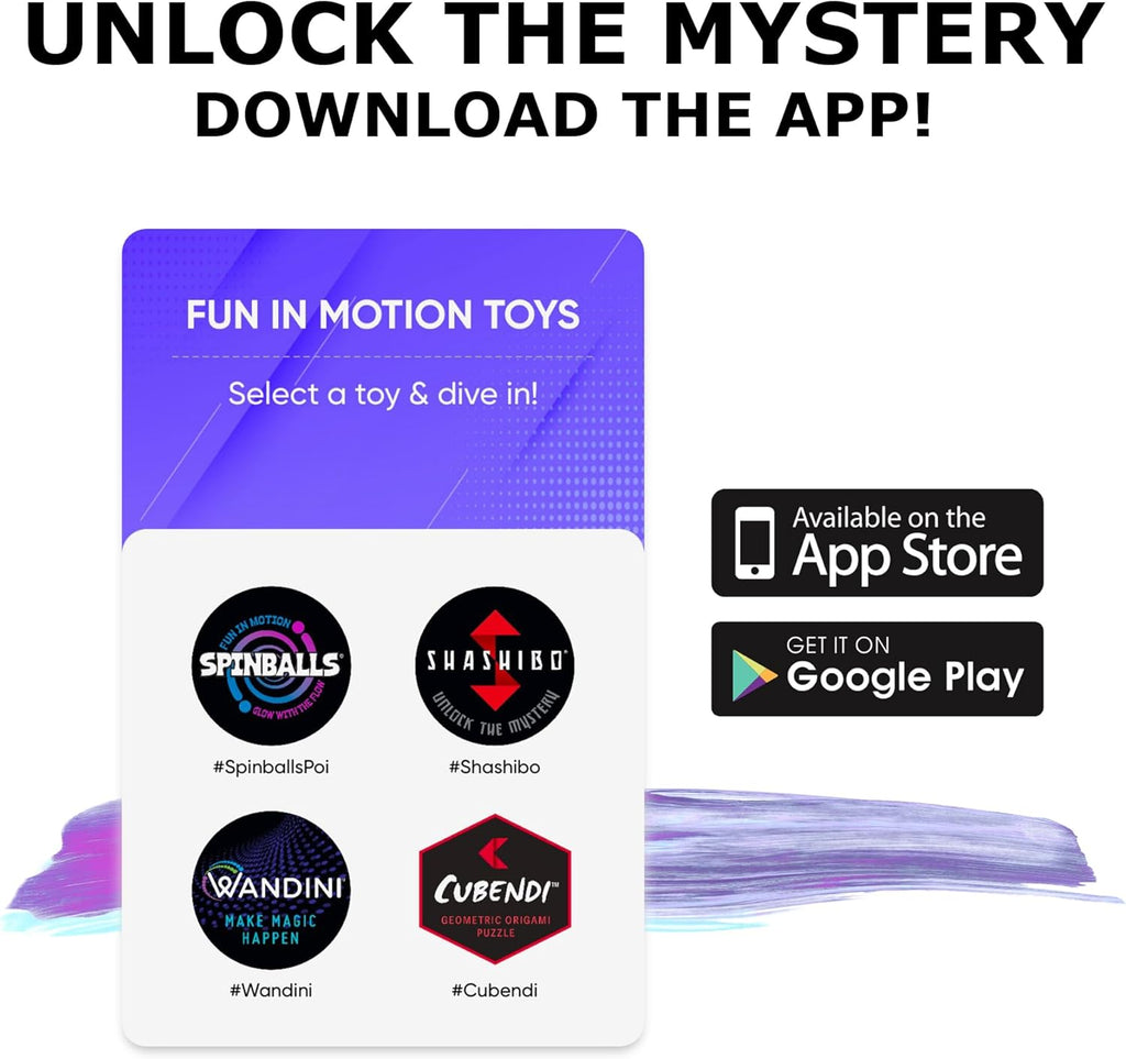 SHASHIBO Shape Shifting Box - Award-Winning, Patented Fidget Cube w/ 36 Rare Earth Magnets - Transforms Into Over 70 Shapes, Download Fun in Motion Toys Mobile App (Moon - Explorer Series)