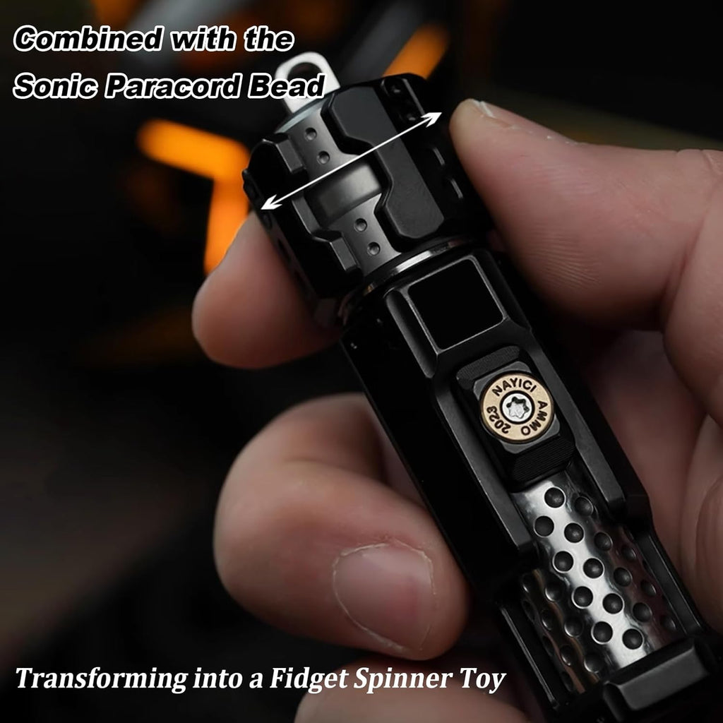 Fidget Toys Adults, Mechanical Bolt Fidget Slider Fidget Spinner Toys, EDC Fidget Toys Home Office Executive Desk Toys, Ideal Gift for ADHD/ADD/Autism (Silver/Black)