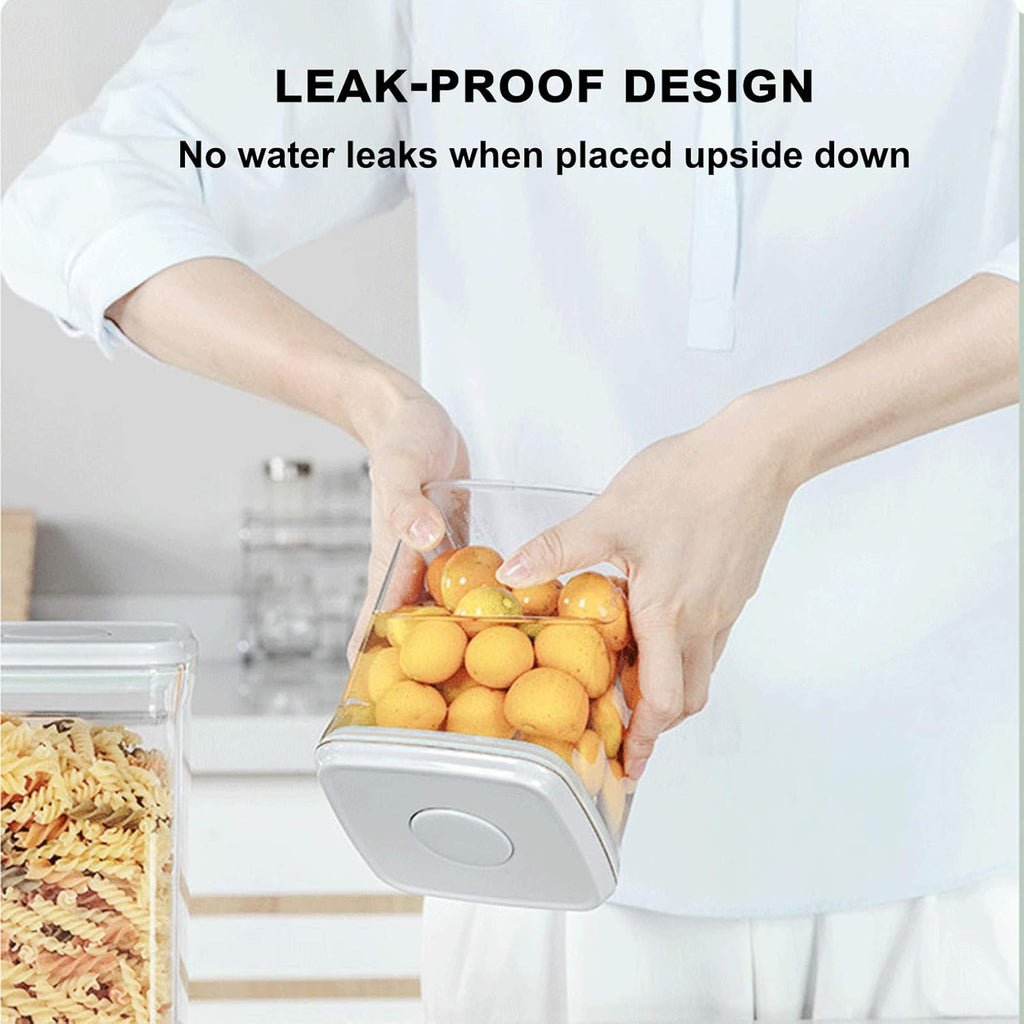 Airtight Food Storage Container Formula Dispenser with Spoon BPA-Free Milk Powder Container for Home Travel 2000ML / 2.0 Qt, No Scraper Design