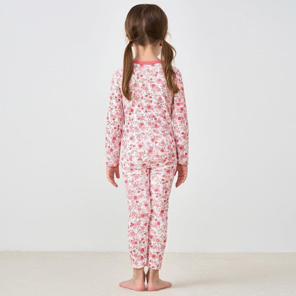 pureborn Baby Toddler Kids Viscose from Bamboo Pajamas Set Pjs 2pcs 18M-8Y