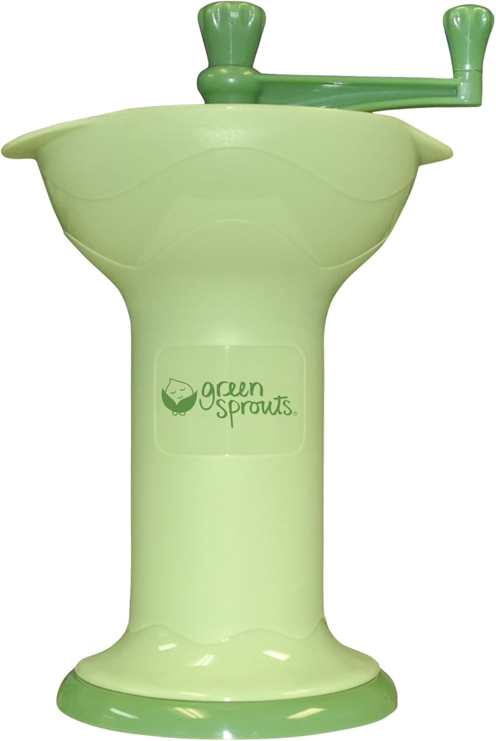 green sprouts Fresh Baby Food Mill - Easily Purees Food for Baby, Separates Seeds & Skins, Compact Size, No Batteries or Electricity Needed, Dishwasher Safe