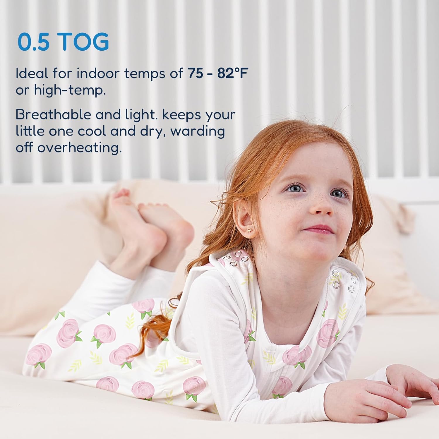 TotAha Toddler Sleep Sack with Legs, 0.5 TOG Light and Soft Baby Sleeping Bag, Walker Sleep Sack for Babies 12-24M, 2T-3T