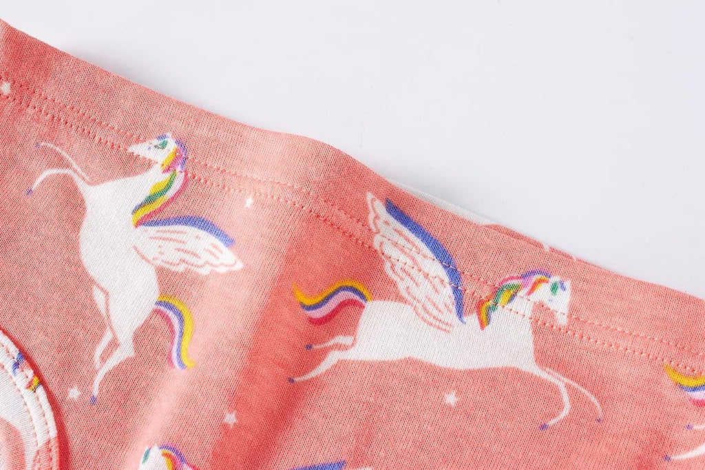 Hahan Girls Soft Panties Toddler Girls Cotton Underwear Kids Briefs