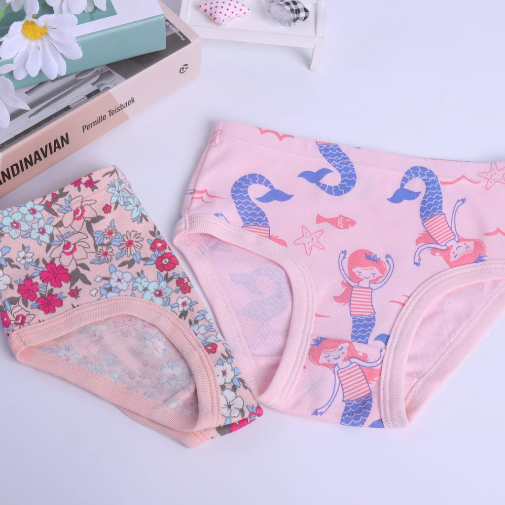 Finihen Girls Cotton Underwear Toddler Girls Panties Kids Briefs Multipacks.
