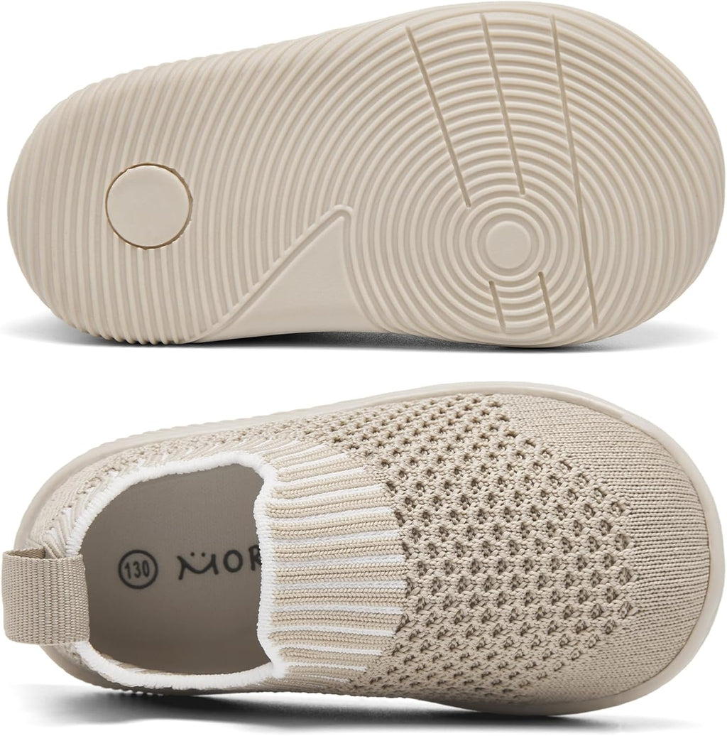 MORENDL Baby Toddler Walking Socks Non-Slip Breathable Unisex Casual Sneakers