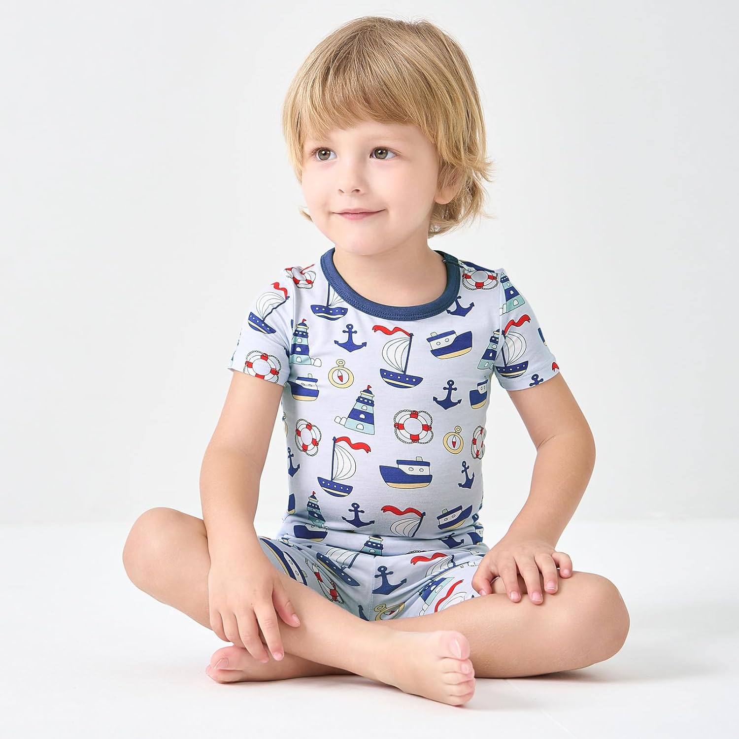 pureborn Baby Toddler Kids Viscose from Bamboo Pajamas Set Pjs 2pcs 18M-8Y