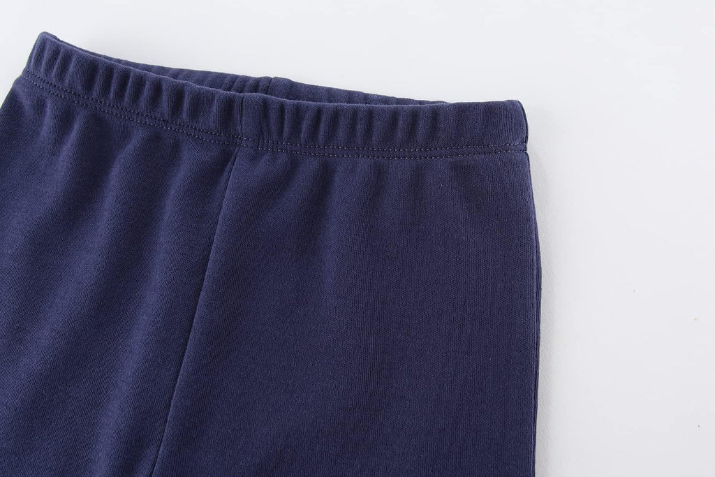 Unisex Newborn Baby Cotton 4-Pack Pants Embroidery Pringting Casual Leggings 0-24 Months for Boys and Girls