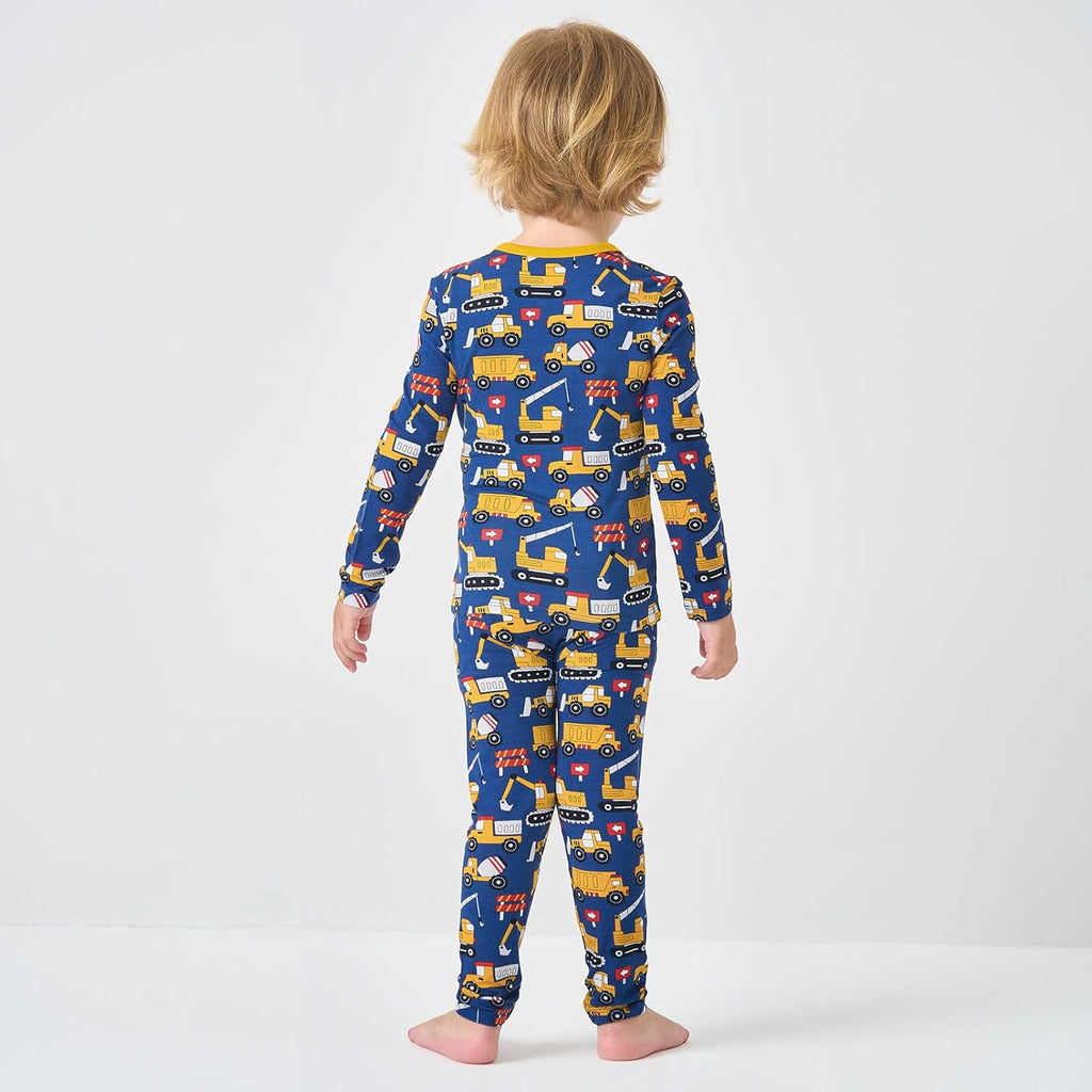 pureborn Baby Toddler Kids Viscose from Bamboo Pajamas Set Pjs 2pcs 18M-8Y