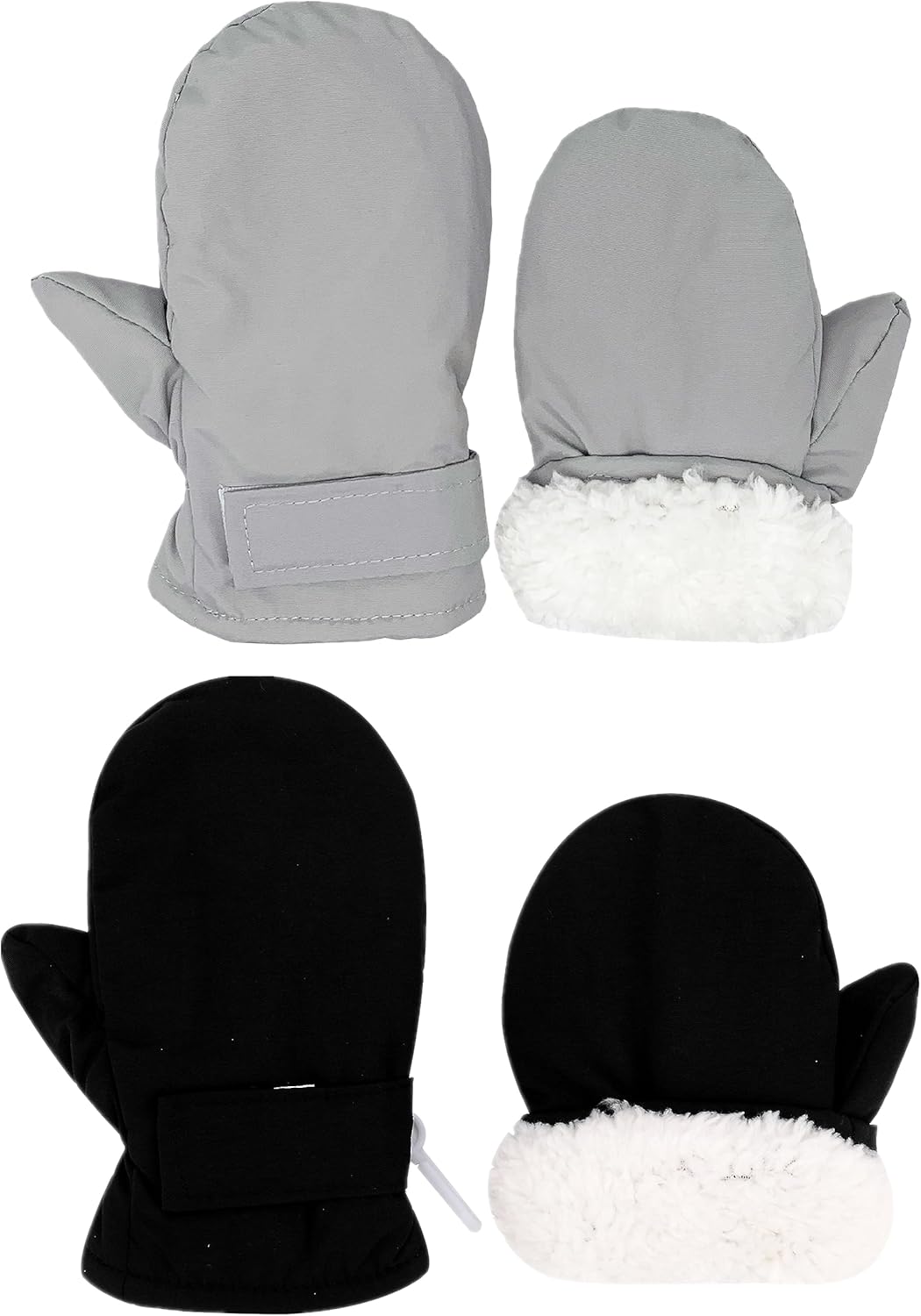 Toddler Gloves Kids Mittens Winter Warm Lined Fleece Gloves Waterproof Snow Baby Mitten for Boys Girls