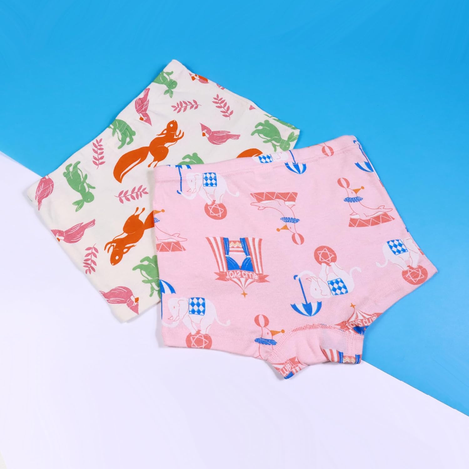 Boboking Soft Cotton Girls' Panties Boyshort Little Girls' Underwear Toddler Undies