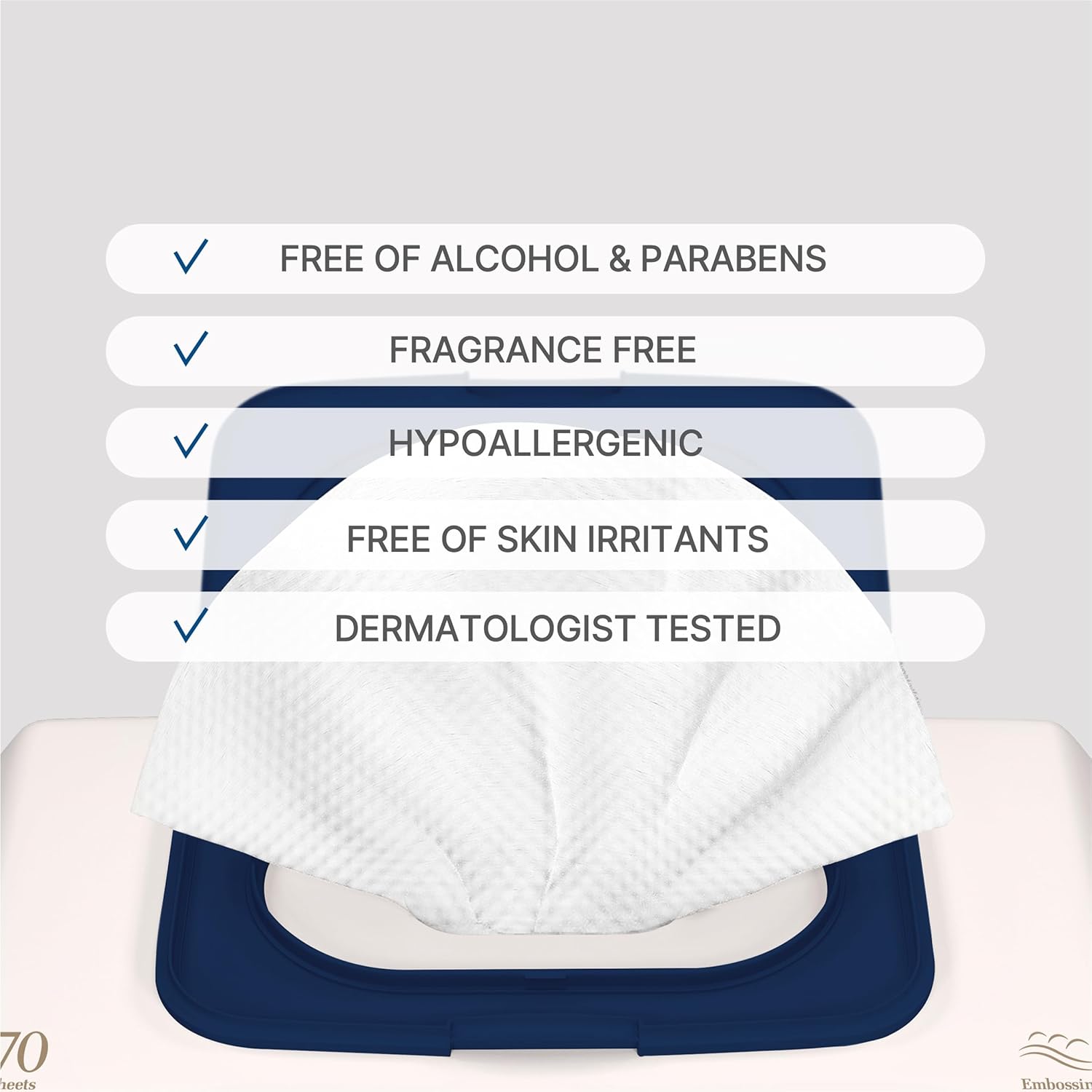 BEBESUP- Korea’s #1 Signature Baby Wipes - Hypoallergenic Water-based Unscented Alcohol-Free Ultra-Thick Super Seed Extracts Organic Plant-Based for sensitive skin Flip-Top 560 Count (8 Packs)