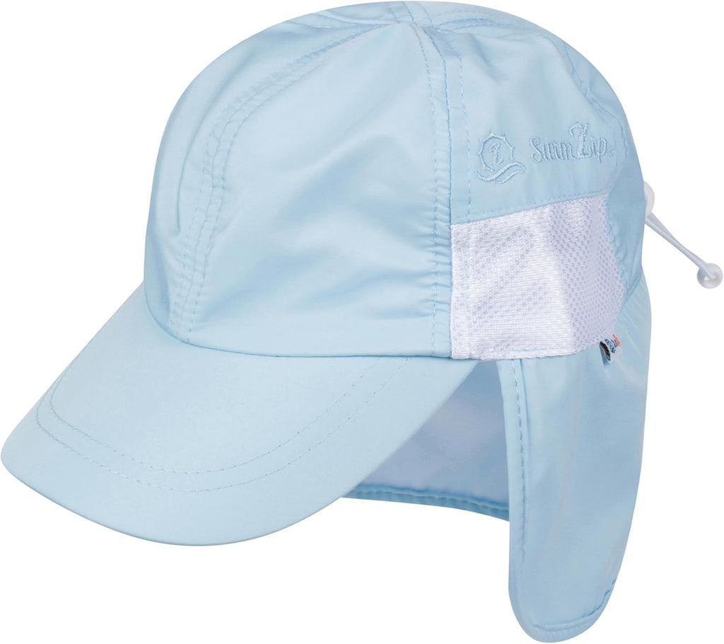 SwimZip Sun Hat with Neck Flap | UPF 50+ Protection for Baby, Toddler, and Kids