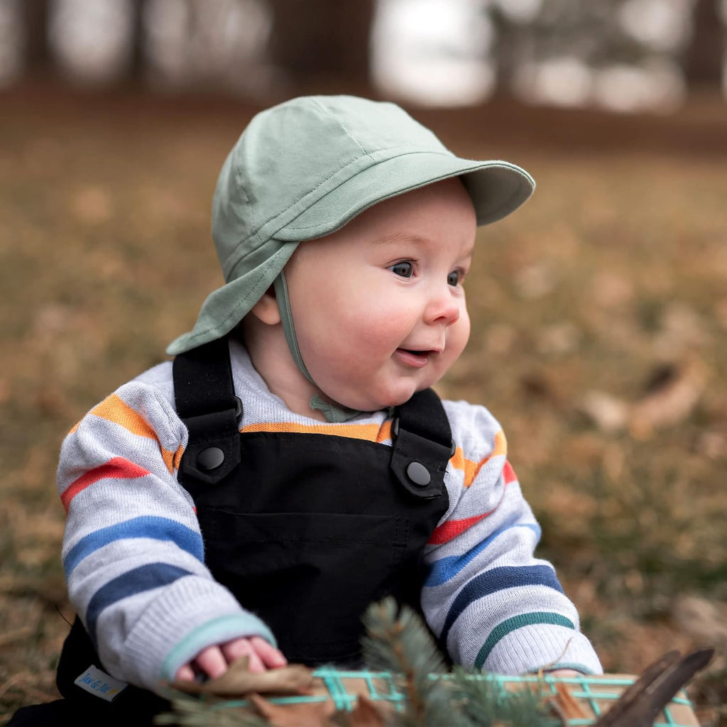 JAN & JUL Sun Soft Baby Cap | Cotton Neck Flap Hat for Littles