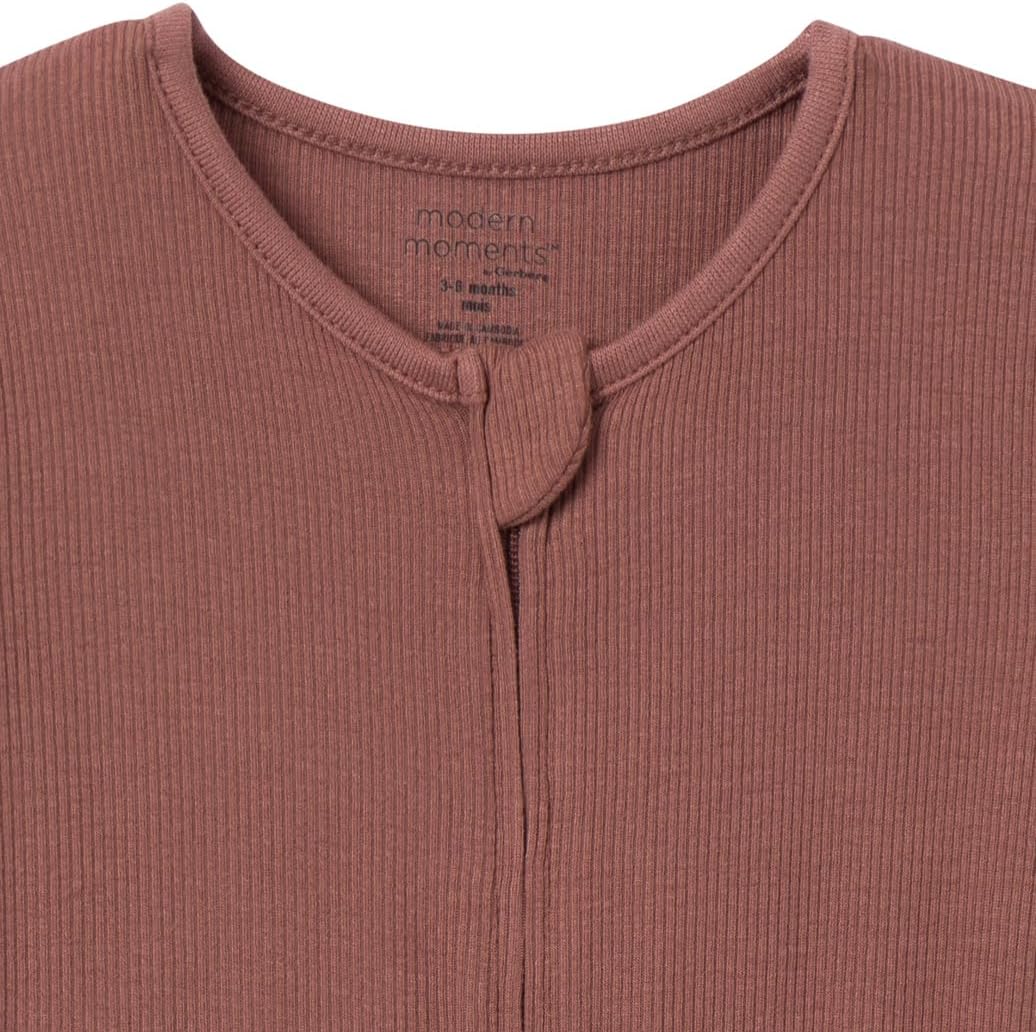 Modern Moments by Gerber Unisex Baby Viscose 2-Pack Footless Tight Fitting Pajamas