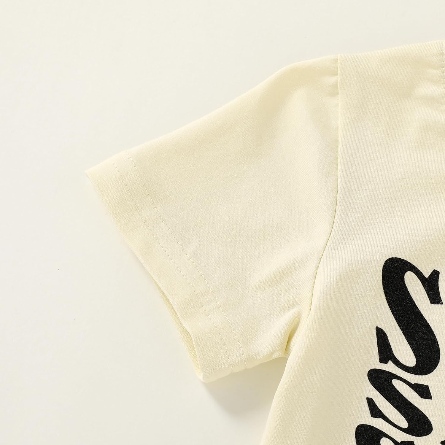 Happy Town Toddler Clothes Baby Boy Girl Smiley Face Shirt Short Sleeve T-Shirt Tee Summer Tops Outfits