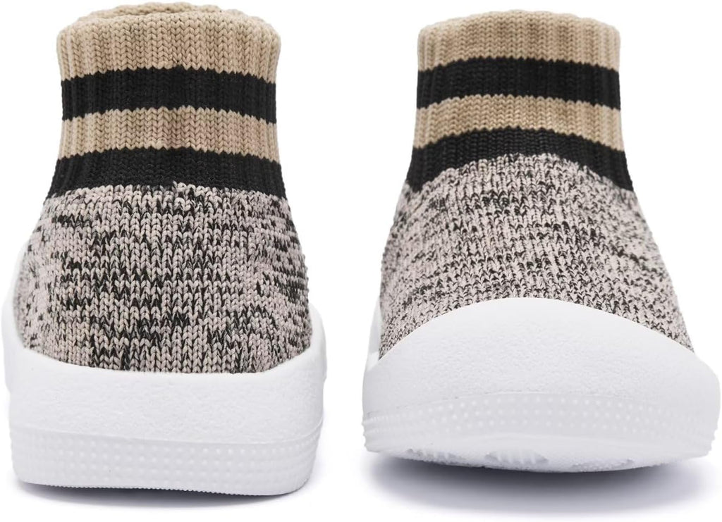 Eashi Baby Boy Girl Non-Skid Indoor Infant Walking Shoes Breathable Warm Elastic Sock Shoes with Memory Sole Protect Toes Outdoor Sneakers