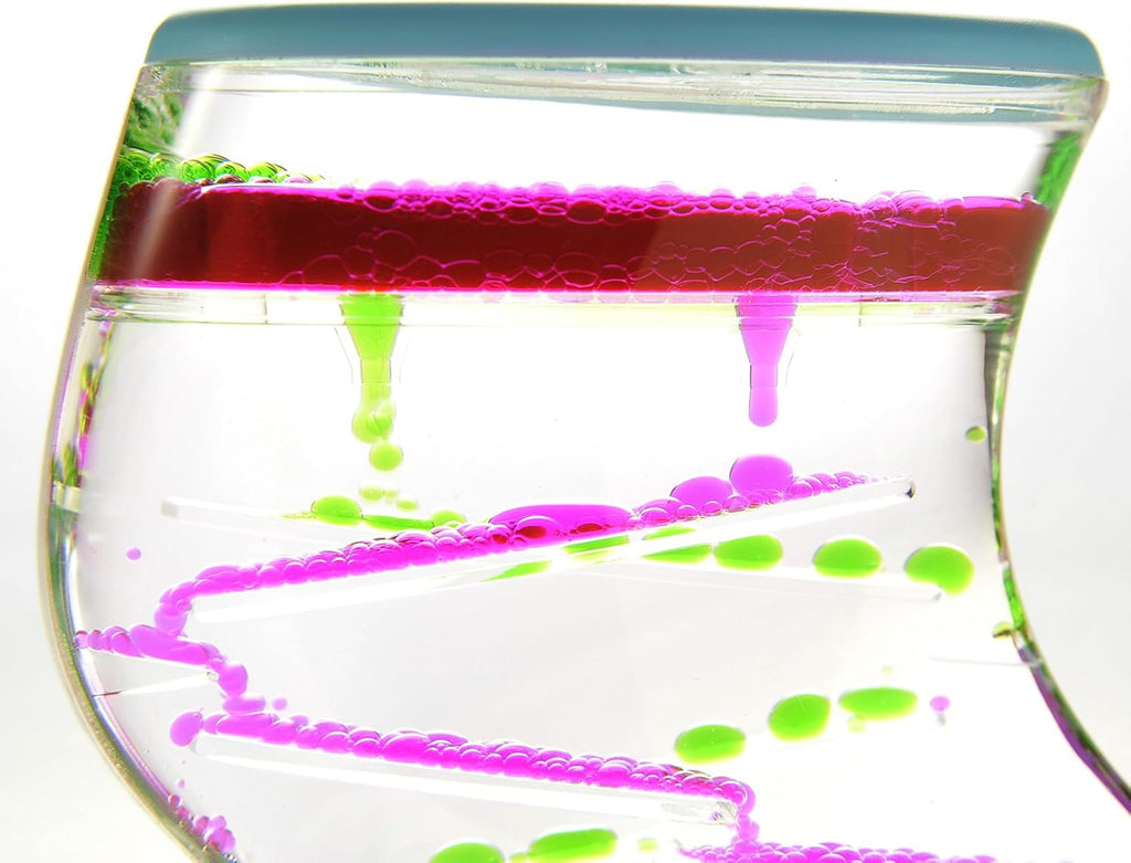 PowerTRC Liquid Motion Bubbler Sensory Toy, Stress Reliever Toys for Autism & ADHD, Calming and Relaxing Fidget Toy Gift for Kids and Adults Decorate Desktops, Home, Room, Or Classrooms