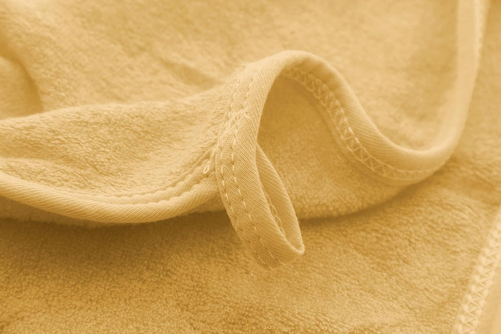 HIPHOP PANDA Baby Washcloths, Rayon Made from Bamboo - 2 Layer Ultra Soft Absorbent Newborn Bath Face Towel - Reusable Baby Wipes for Delicate Skin - Honey, 30 Pack