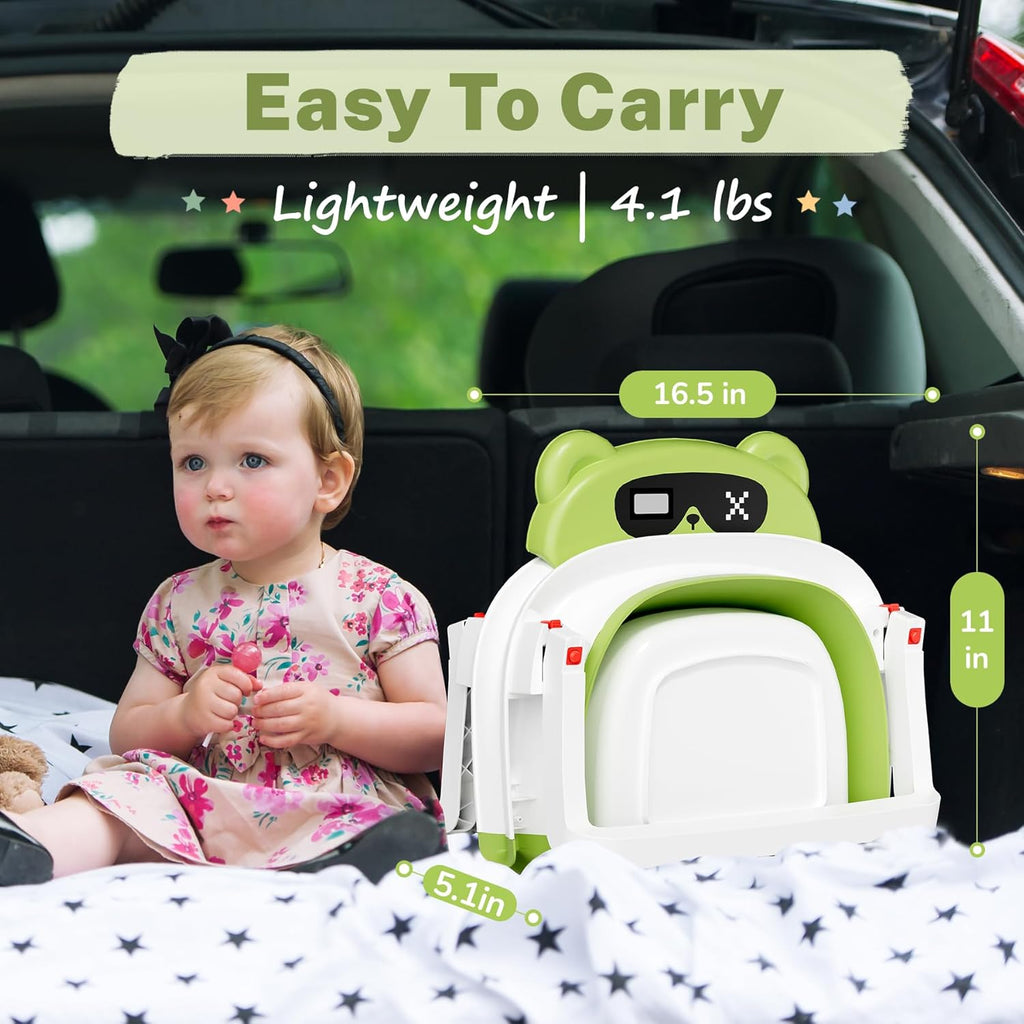 AVIDOR Baby Bathtub,Collapsible Bathtub for Newborn to Toddler,Durable Essential Infant Bath Tub,Portable Travel Baby Tub with Soft Cushion,No-Slip Hanging and Detachable(Green)