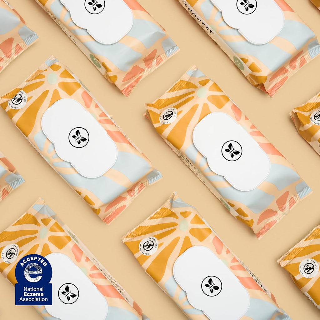 The Honest Company Clean Conscious Multi-Use Wipes | Hypoallergenic + Unscented for Sensitive Skin | Over 99% Water, Compostable, Plant Based, Baby Wipes | Sunburst, 864 Count