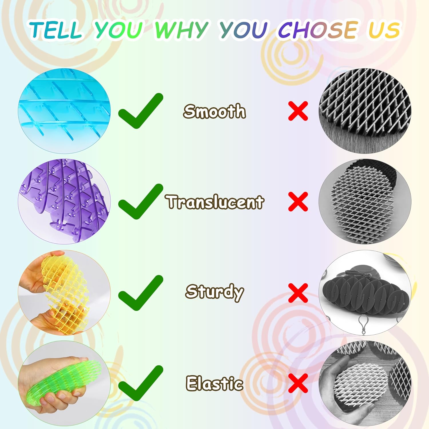 Fidget Worm Toy, 3D Elastic Fidget Toy for Kids Adult Relieving Stress Boredom, Stress and Anxiety Relief Calming Fidgets Desk Toys for Adults,Ideal Gifts (Green)