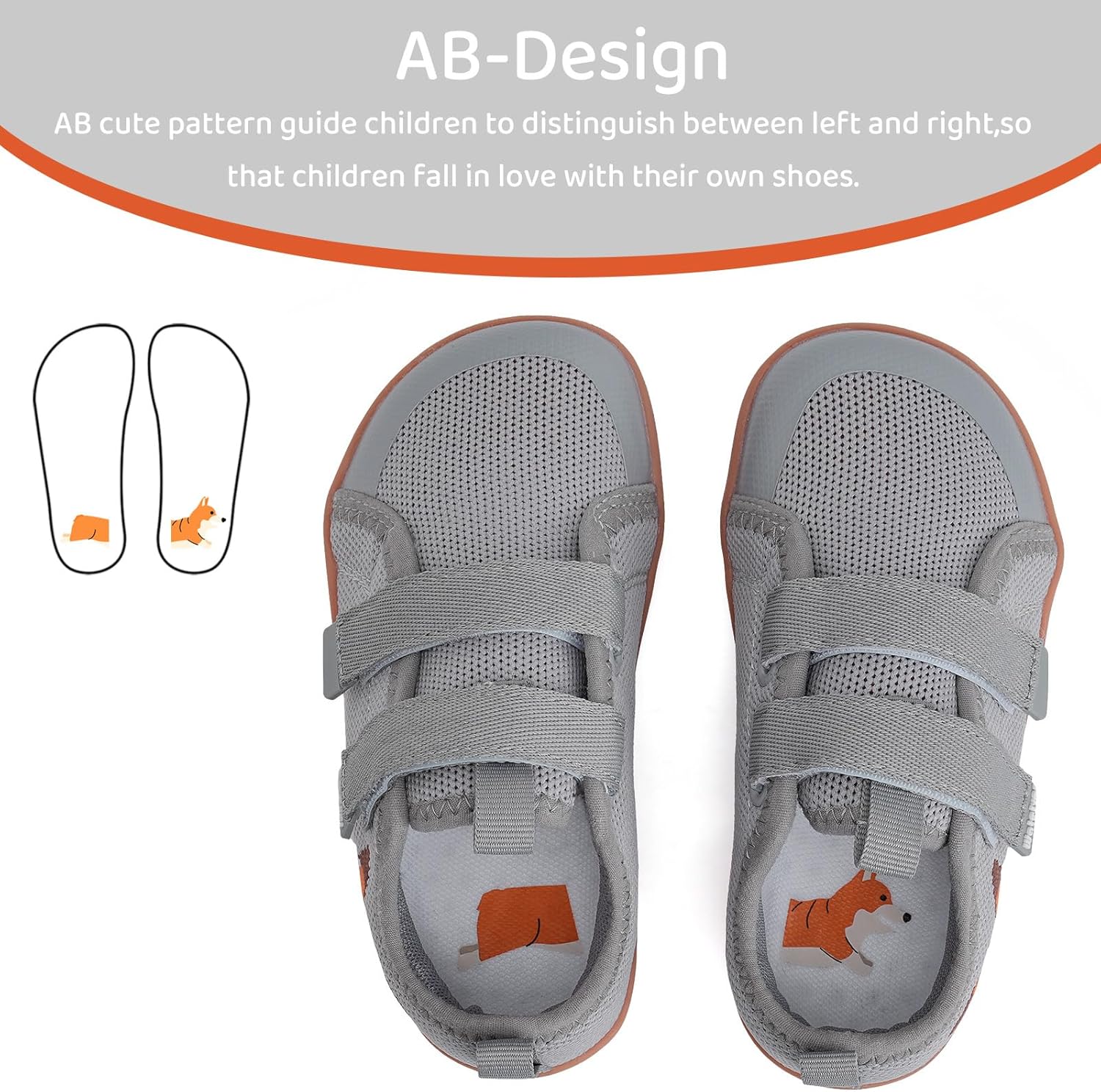 WateLves Toddler Little Kids Wide Barefoot Shoes The First Walking Shoes Girls Boys Breathable Zero Drop Minimalist Sneakers with Wide Toe Box Natural to Grow