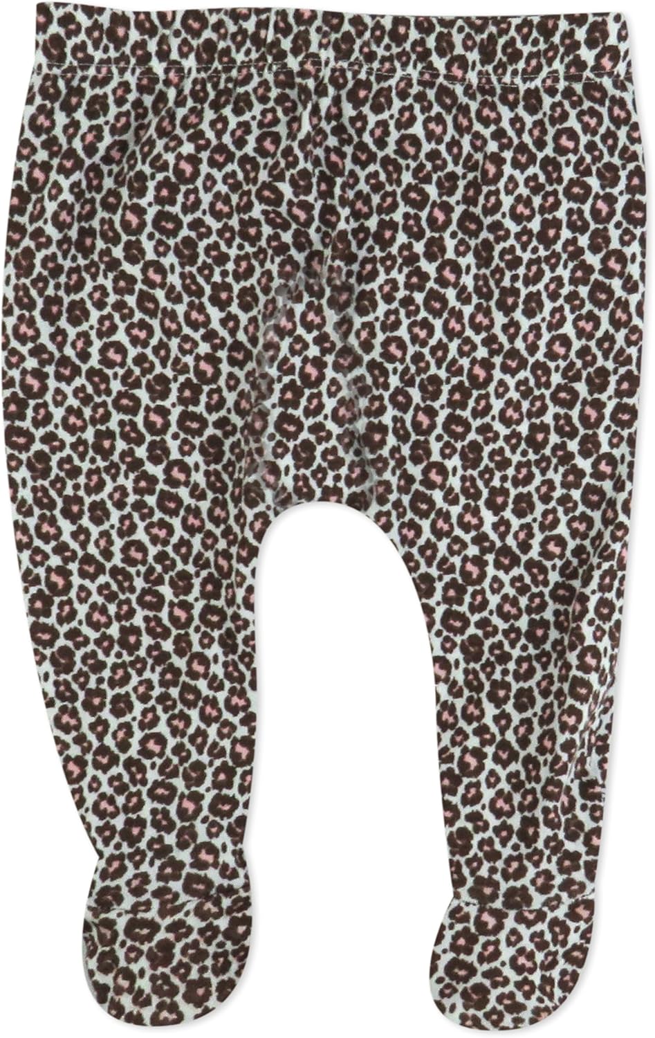 HonestBaby 3-pack Footed Pants Roomy Fit Pull on Bottoms 100% Organic Cotton for Infant Baby Boys, Girls, Unisex