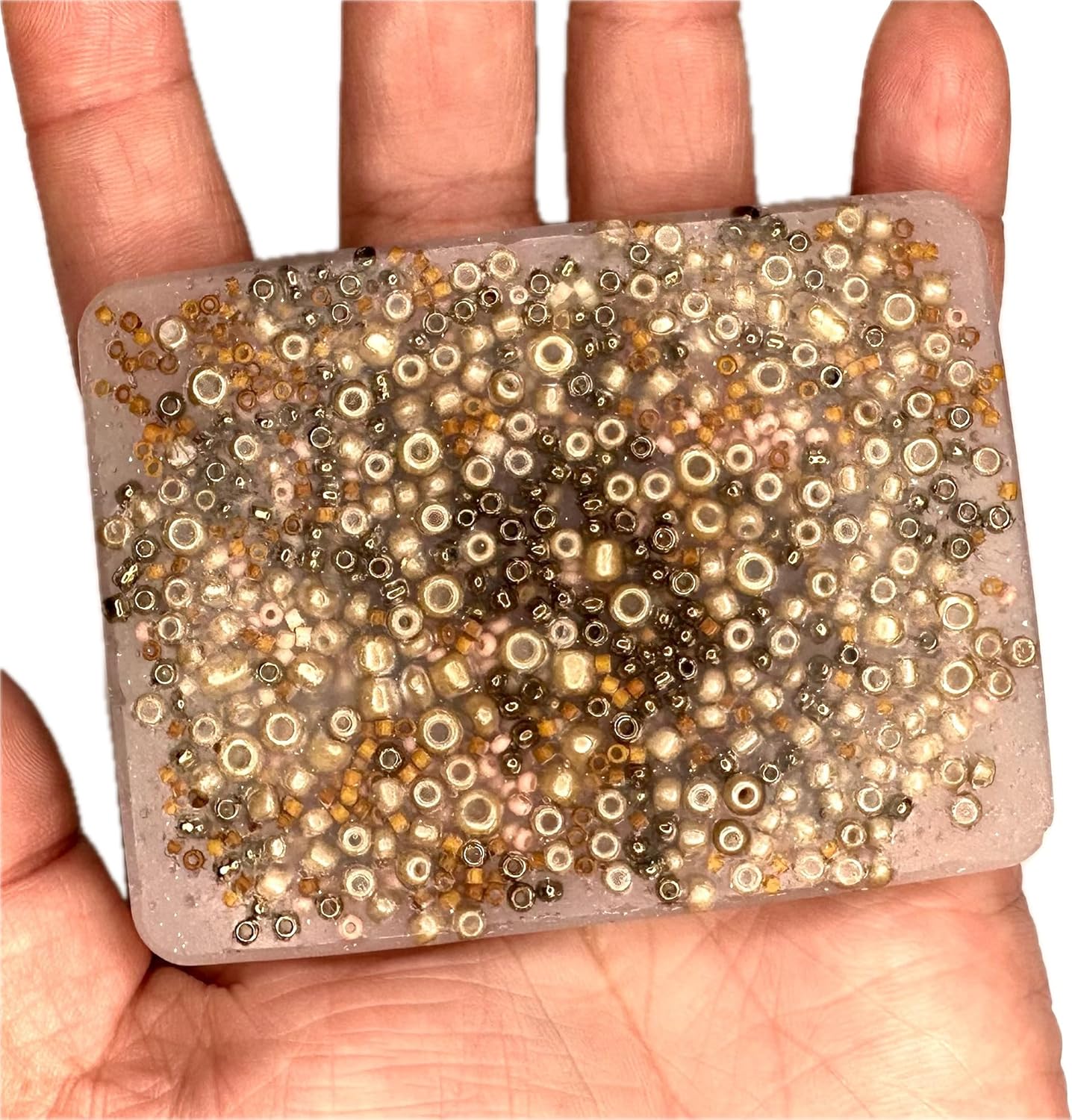 Skin Toned Rectangle Picking Pad Fidget Toy - PICK PALETTE Texture to Pick, Dig and Peel - Skin Toned Filler Teen Gift Idea Popping Picking Toy