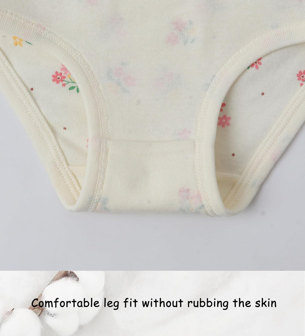 Hahan Girls Soft Panties Toddler Girls Cotton Underwear Kids Briefs