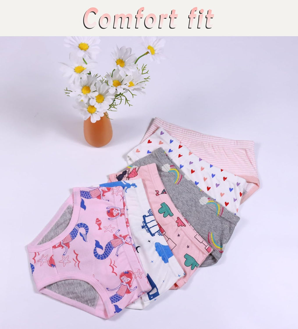 Sladatona Girls Potty Trainer Underwear Toddler Girls Briefs