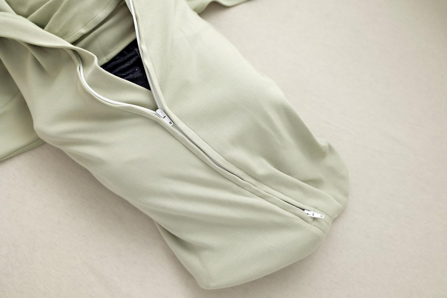 LullaBaby "Double Dream Swaddle: Exclusive Dual Wing Design, Pediatrician-Endorsed, Ultra-Soft Cotton, 0-2 Months, 6-14 lbs - Desert Sage