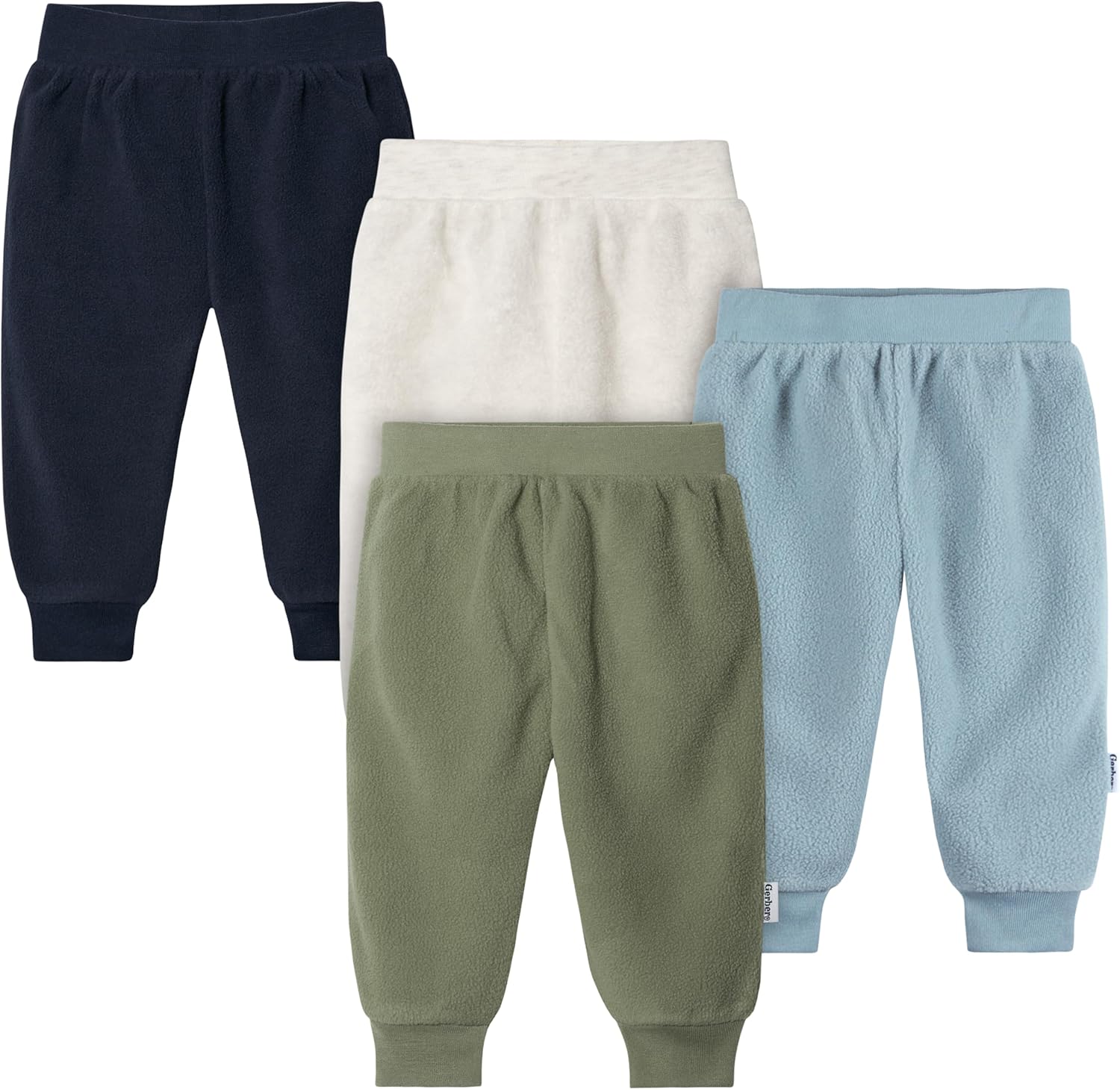 Gerber Baby Boys' 4-Pack Microfleece Pants