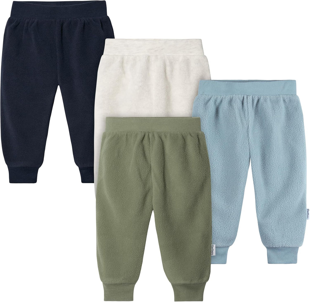 Gerber Baby Boys' 4-Pack Microfleece Pants