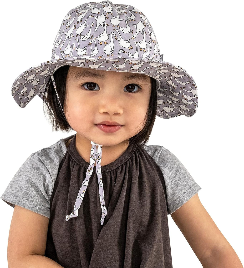 JAN & JUL Adjustable Cotton Floppy Sun Hat with 50+ UPF Protection for Boys