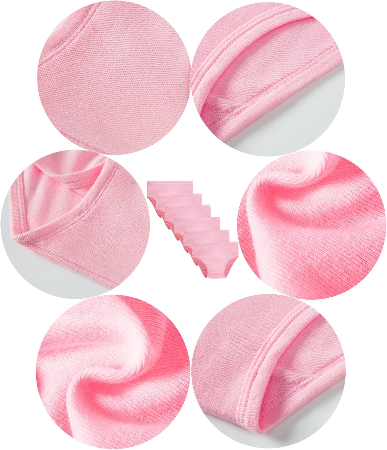 Family Feeling Little Girl Underwear Toddler Panties Big Kids Undies Soft 100% Cotton