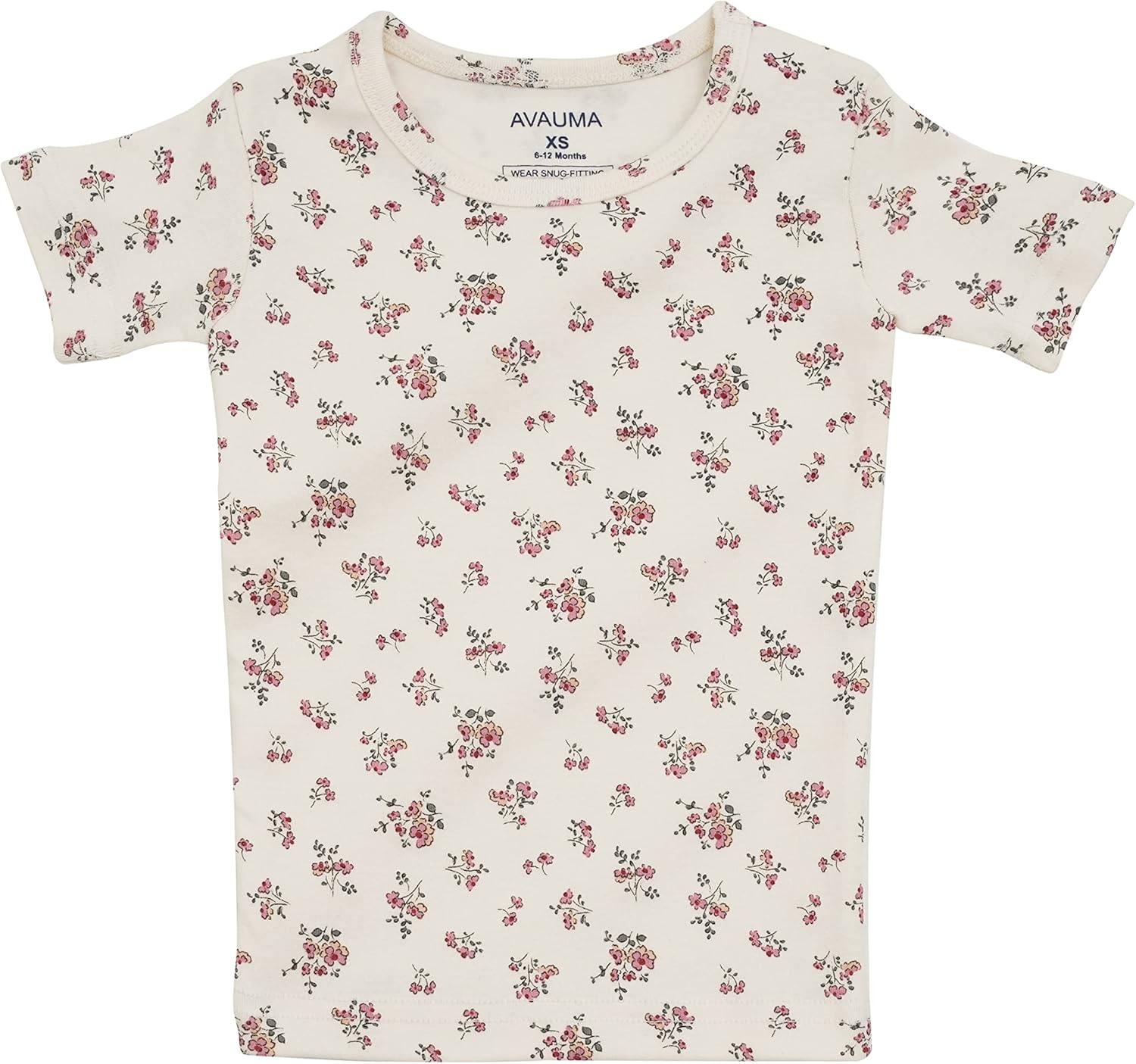 AVAUMA Baby Boys Girls Pajama Set 6M-7T Kids Cute Toddler Snug fit Pattern Design Pjs Cotton Sleepwear