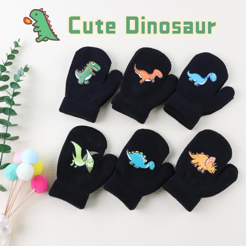 Baby Winter Mittens Toddler Stretch Knit Gloves Magic Warm Glove for Baby Boys Girls