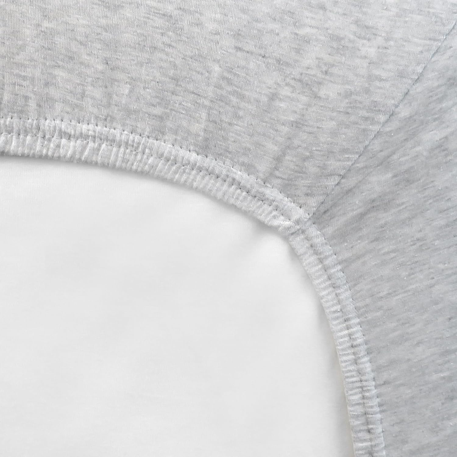 HonestBaby Unisex-Baby Fitted Crib Sheets Set Standard Mattress, 100% Organic Cotton Baby Boys, Girls, Neutral, 1 Pack - Sugar Swizzle, One Size