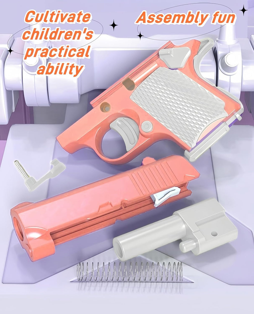 2024 New 1911 Model Radish Fun and Safe Toys,Fidget Toys Suitable for Relieving ADHD and Anxiety,Stress Relief Funny Toys for Adults,The Fun Gift for Adults and Kids (Pink / 1 PCS Pack)