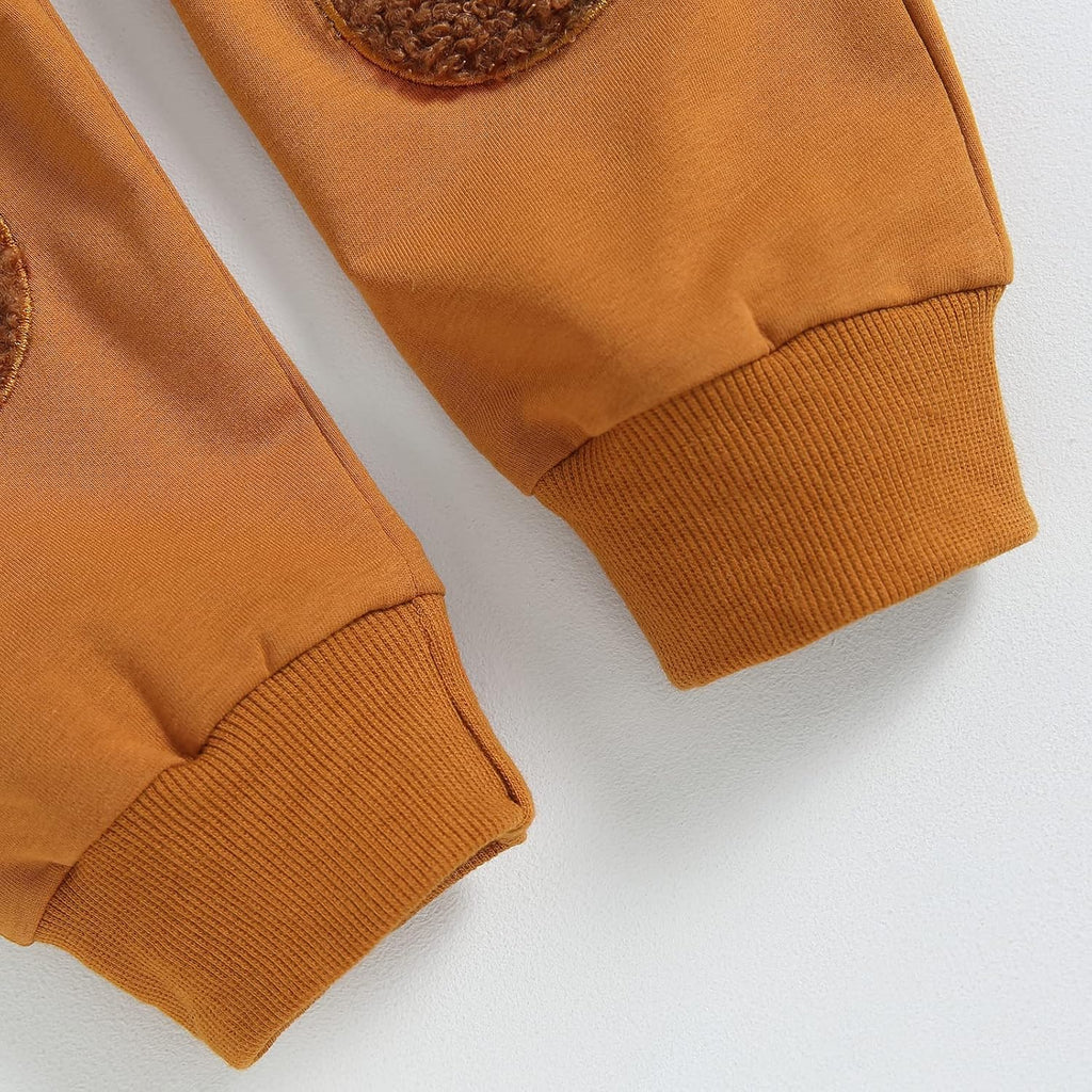 WZTYYDS Toddler Boy Clothes 2T 3T 4T 5T Fall Outfits Baby Pullover & Pants Sets Kids Winter 2Pcs Sweatsuit