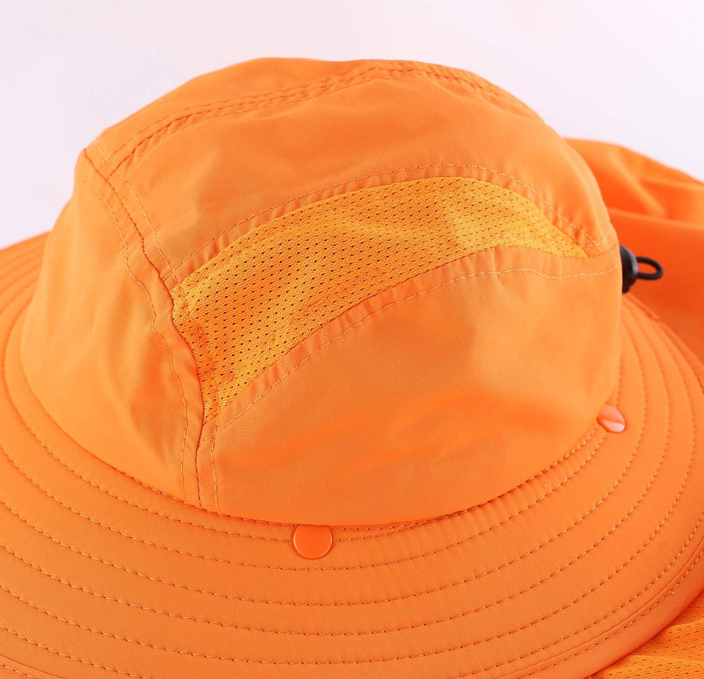 Home Prefer UPF 50+ Boys Sun Hat with Neck Flap Wide Brim Summer Beach Bucket Hat for Boys Girls Toddler Kids Safari Hat